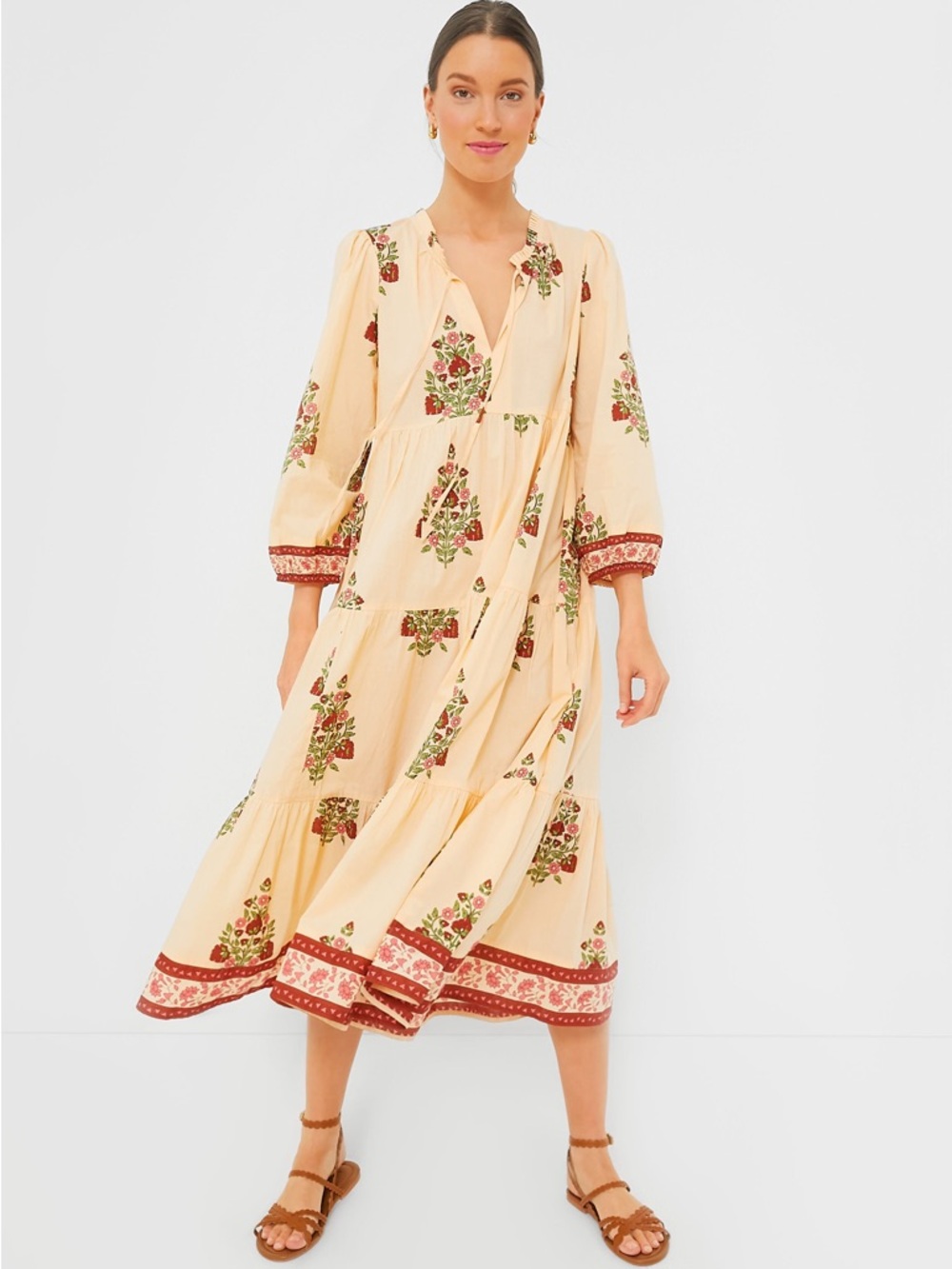 Tuckernuck Blush Chandelier Long Sleeve Salty Paloma Caftan